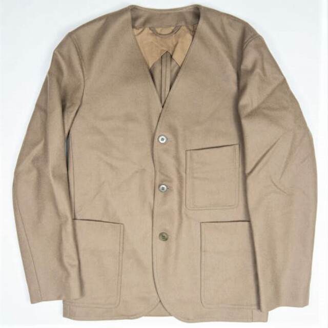 LEMAIRE V NECK JACKET ウールメルトンVネックジャケット