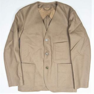 LEMAIRE - LEMAIRE V NECK JACKET ウールメルトンVネック