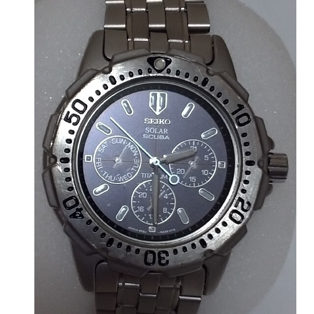 SEIKO(セイコー)のSEIKO セイコー SOLAR SCUBA 200m 5K2J-0A30 メンズの時計(腕時計(アナログ))の商品写真