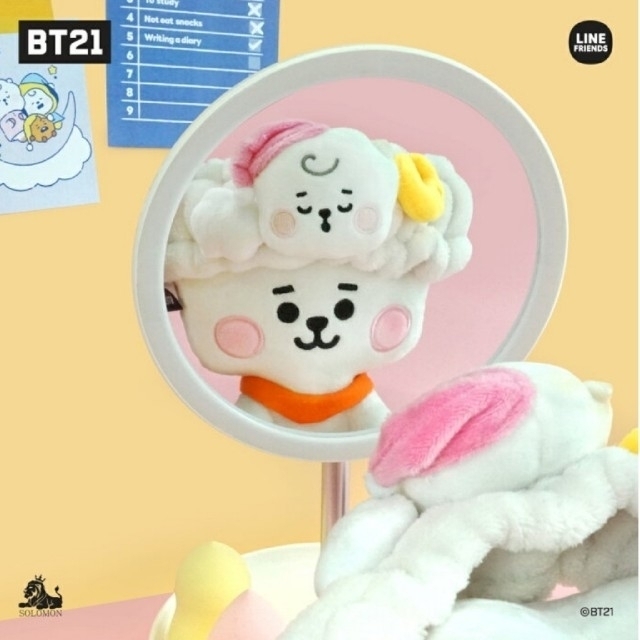 BT21 RJ ジン Dream ぬいぐるみヘアバンド 公式 BTS