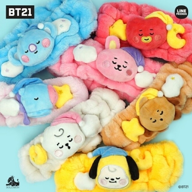 BT21 RJ ジン Dream ぬいぐるみヘアバンド 公式 BTS