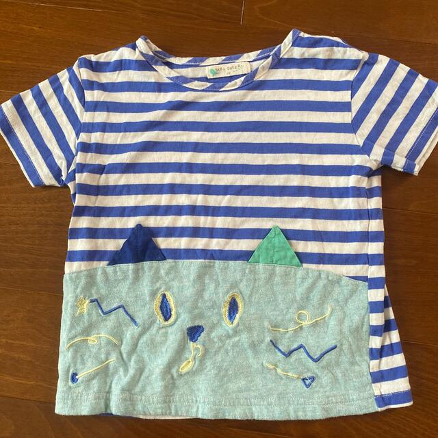 ベイビーチアー BABYCHEER 半袖 Tシャツ 110 猫 キッズ/ベビー/マタニティのキッズ服男の子用(90cm~)(Tシャツ/カットソー)の商品写真