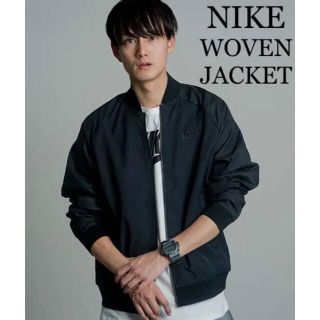 ナイキ(NIKE)のNIKE WOVEN JAKET men's Sサイズ★美品★  黒(ナイロンジャケット)