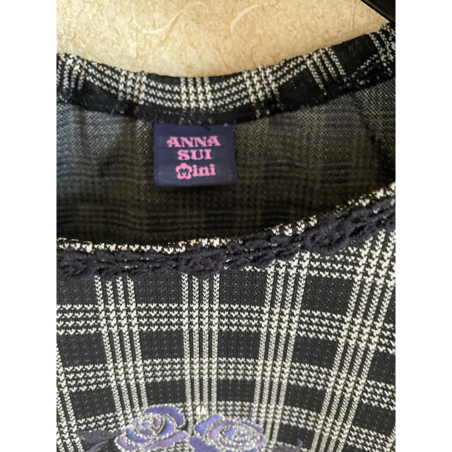 ANNA SUI mini(アナスイミニ)の［美品］アナスイミニ ANNA SUI mini 長袖ワンピース　160 キッズ/ベビー/マタニティのキッズ服女の子用(90cm~)(ワンピース)の商品写真