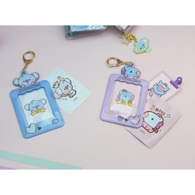 BT21 フォトカードホルダー MANG J-HOPE キーホルダー BTS エンタメ/ホビーのタレントグッズ(アイドルグッズ)の商品写真