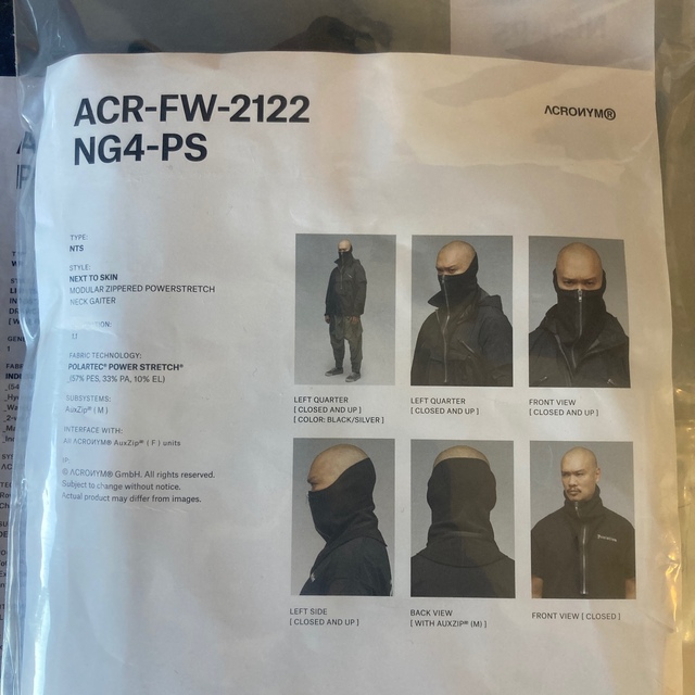 【新品】ACRONYM NG4-PS