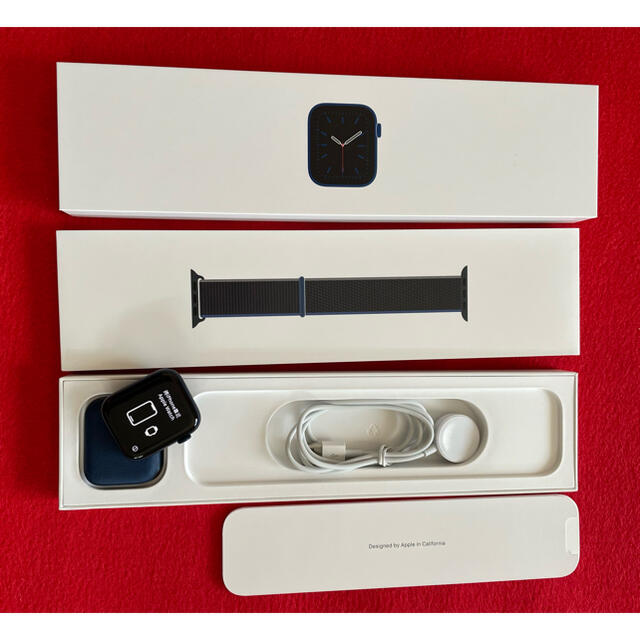 Apple Watch(アップルウォッチ)の【ベルト新品】アップルウォッチ Apple Watch シリーズ 6 ブルー スマホ/家電/カメラのスマートフォン/携帯電話(その他)の商品写真