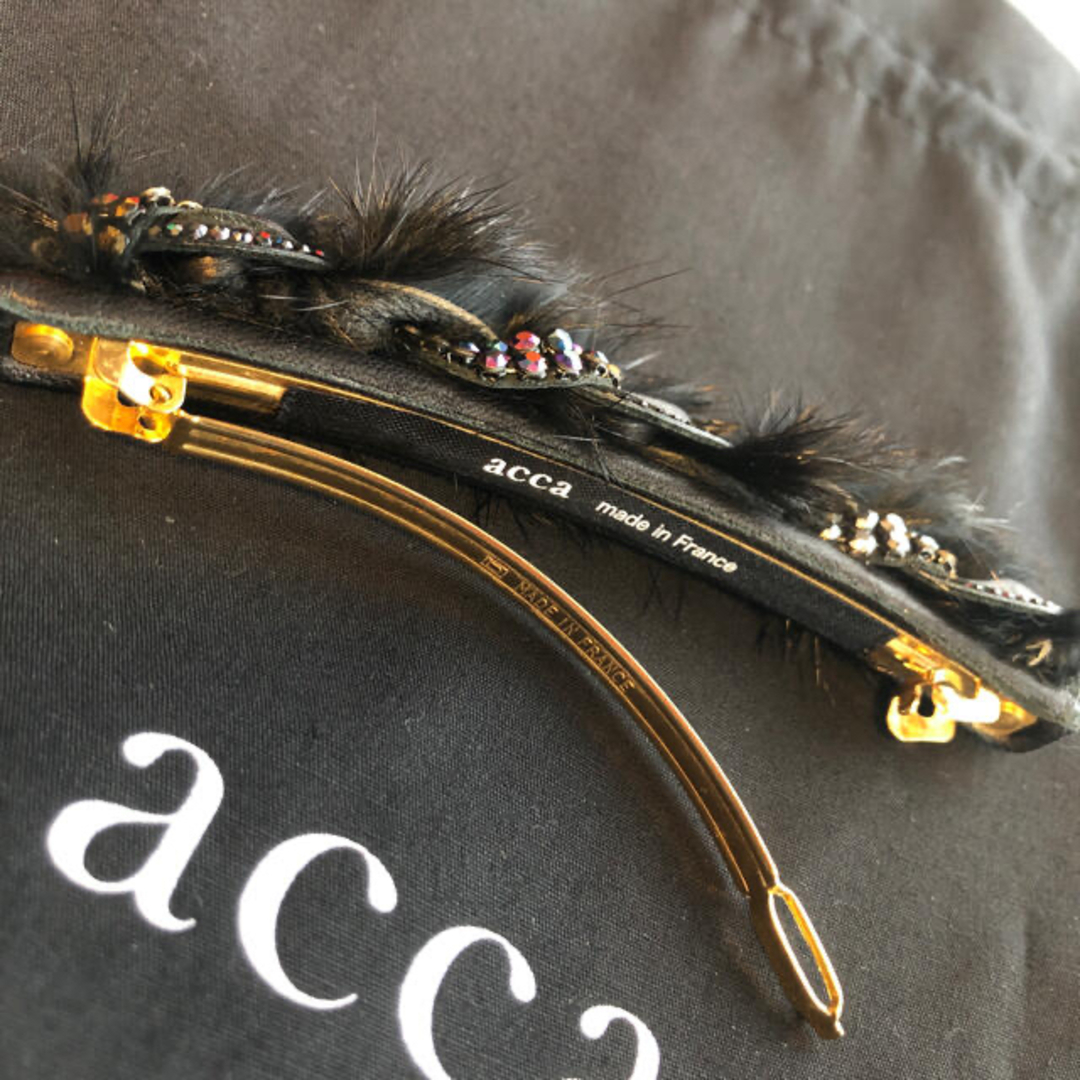 acca ミンクヘアクリップ