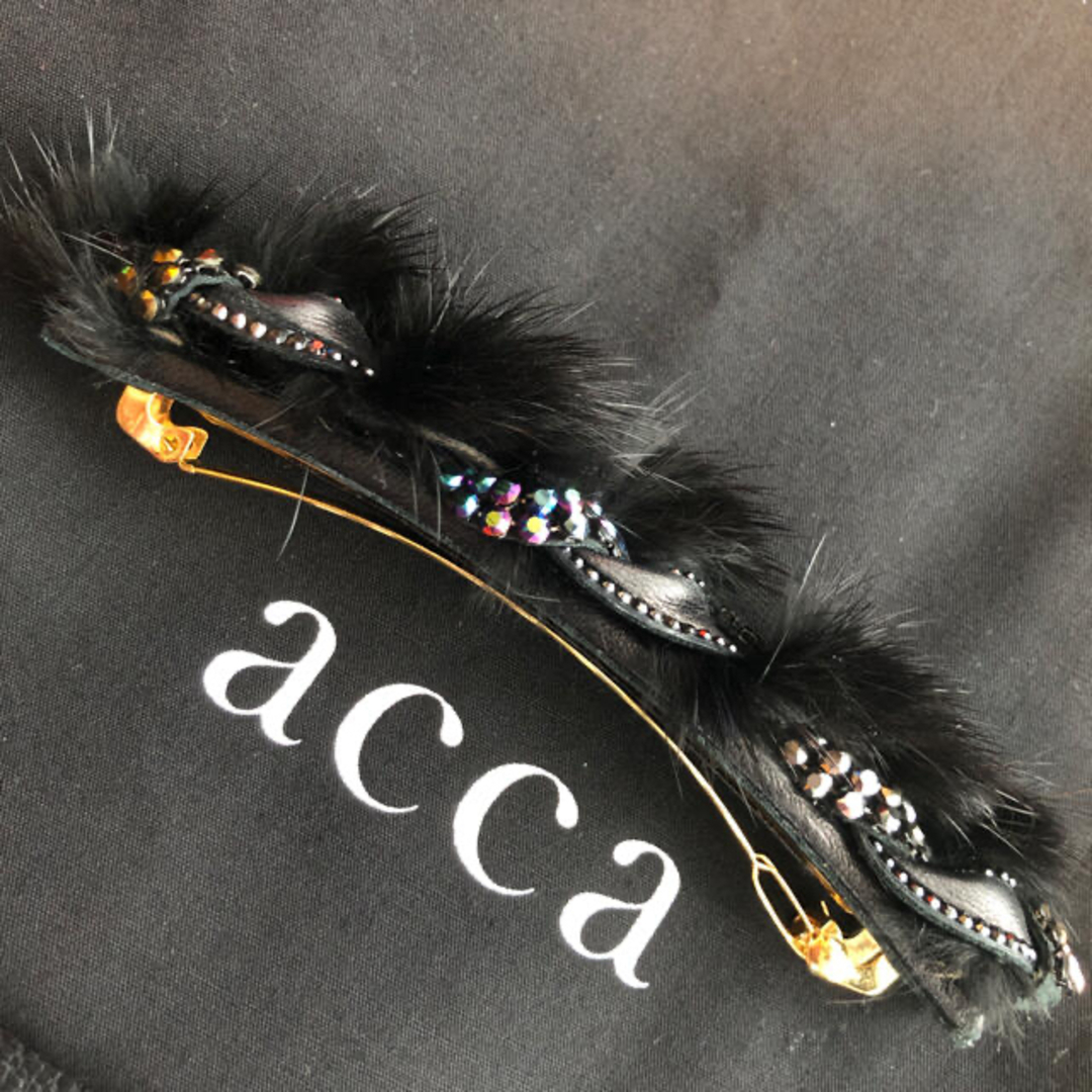 ACCAアッカ ヘアクリップ　ラインストーン