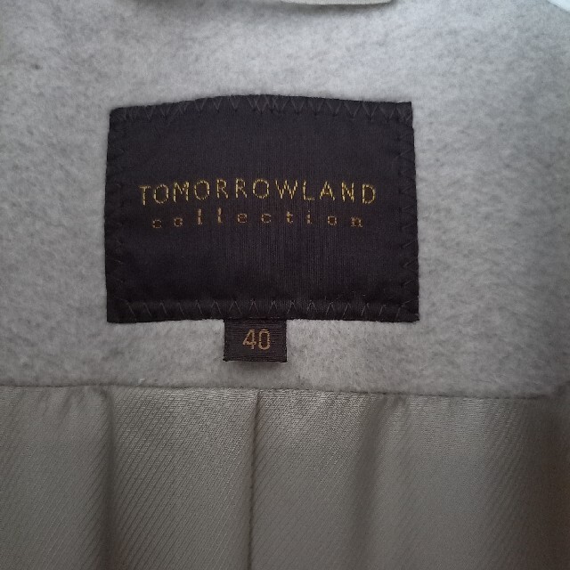 TOMORROWLAND(トゥモローランド)のTOMORROWLAND　ロングコート　40 レディースのジャケット/アウター(ロングコート)の商品写真