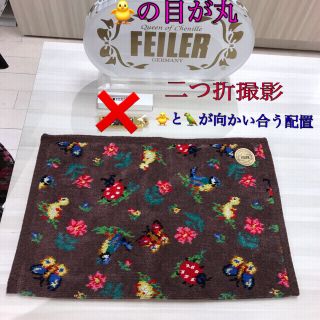 フェイラー(FEILER)の厳選　実物撮影　🐥茶色　フェイラーハイジゲストタオル　百貨店に入荷は3枚ほど　(タオル/バス用品)