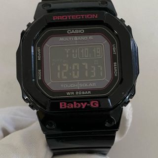 ベビージー(Baby-G)のCASIO baby-g Bgd-5000 タフソーラー　電波ソーラー　ブラック(腕時計)