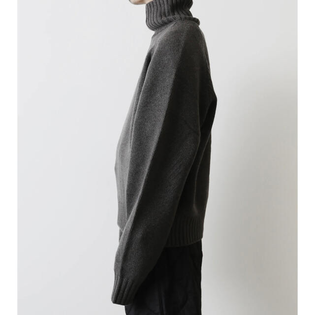 SUNSEA(サンシー)のstein/EX FINE LAMBS LOOSE HIGH NECK KNIT メンズのトップス(ニット/セーター)の商品写真