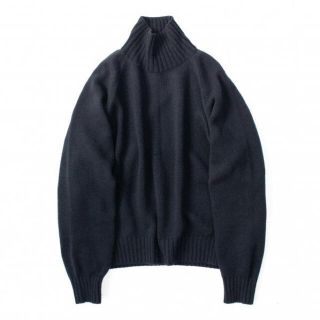 サンシー(SUNSEA)のstein/EX FINE LAMBS LOOSE HIGH NECK KNIT(ニット/セーター)