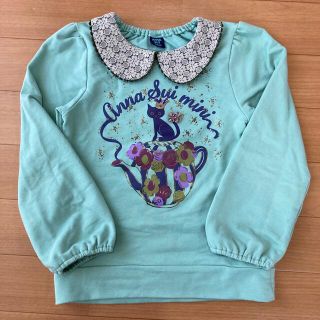 アナスイミニ(ANNA SUI mini)のアナスイミニ　襟付きトレーナー　130(Tシャツ/カットソー)