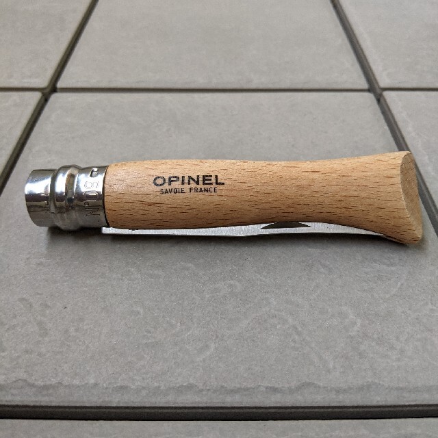 OPINEL(オピネル)のオピネルナイフ　ステンレス　No9　新品未使用 スポーツ/アウトドアのアウトドア(調理器具)の商品写真