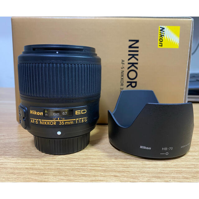 Nikon(ニコン)のNikon  レンズ AF-S 35mm f1.8G ED (フルサイズ対応) スマホ/家電/カメラのカメラ(レンズ(単焦点))の商品写真