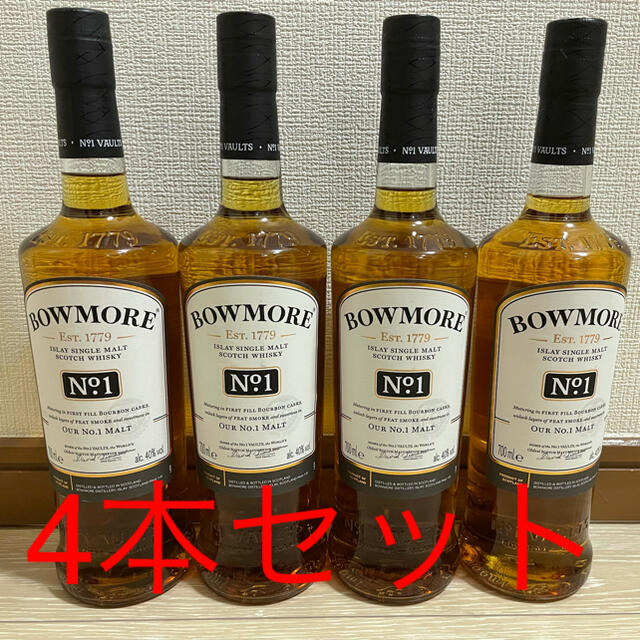 BOWMORE ボウモア No.1 4本セット サントリー モルト ウイスキー 売上