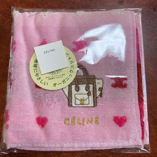 セリーヌ(celine)のセリーヌ　ハンドタオル　ピンク(ハンカチ)