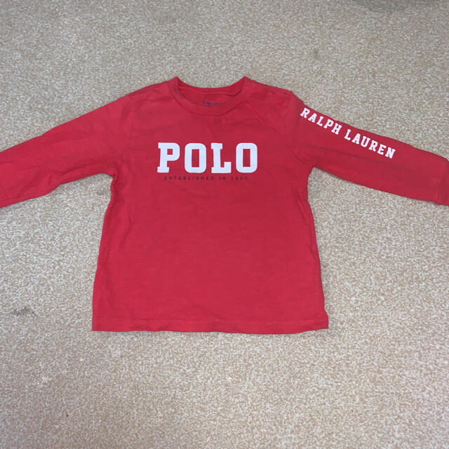 POLO RALPH LAUREN(ポロラルフローレン)のラルフローレン　長袖シャツ キッズ/ベビー/マタニティのベビー服(~85cm)(Ｔシャツ)の商品写真