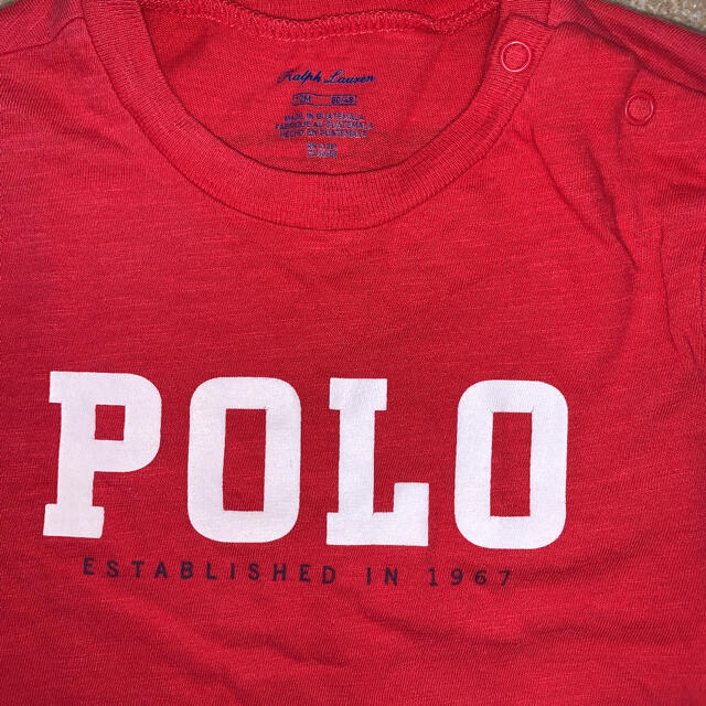 POLO RALPH LAUREN(ポロラルフローレン)のラルフローレン　長袖シャツ キッズ/ベビー/マタニティのベビー服(~85cm)(Ｔシャツ)の商品写真