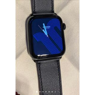 エルメス(Hermes)の【新品同様】エルメス アップルウォッチ Apple Watch 6 44mm 黒(腕時計(デジタル))