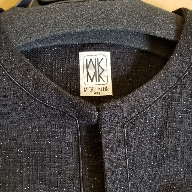 MK MICHEL KLEIN(エムケーミッシェルクラン)のコサージュ付、MICHEL KLEIN黒Mサイズ、globe黒Sサイズ レディースのフォーマル/ドレス(スーツ)の商品写真
