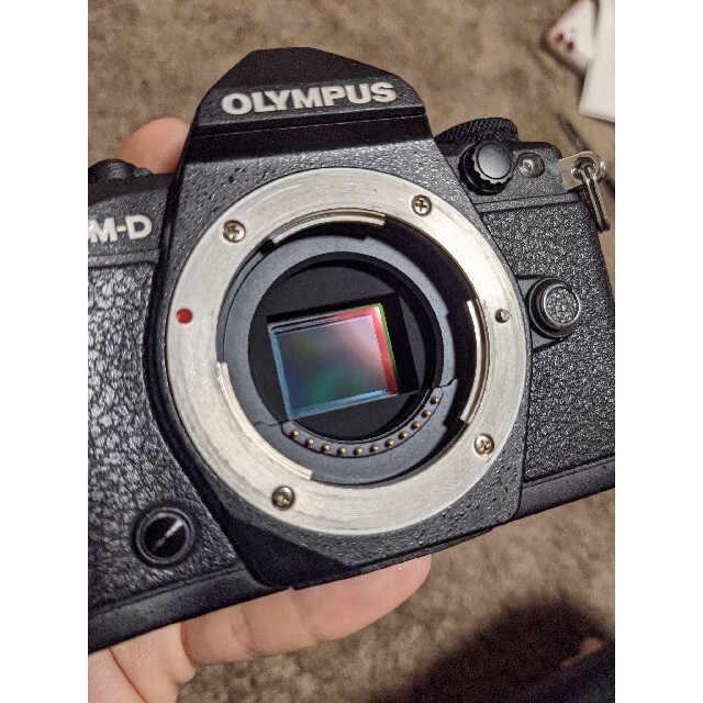 OLYMPUS(オリンパス)のom-d e-m5 mark ii　本体、付属品あり スマホ/家電/カメラのカメラ(ミラーレス一眼)の商品写真