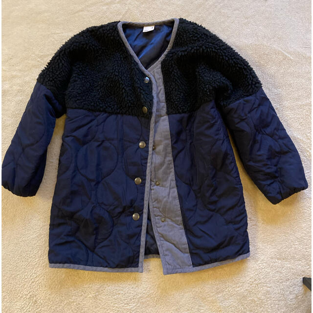 petit main(プティマイン)のpetit mainボアキルティングコート キッズ/ベビー/マタニティのキッズ服女の子用(90cm~)(ジャケット/上着)の商品写真