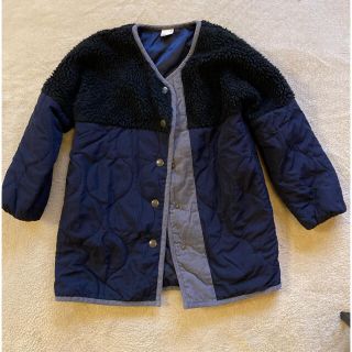 プティマイン(petit main)のpetit mainボアキルティングコート(ジャケット/上着)