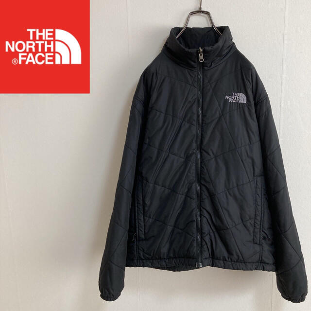 THE NORTH FACE(ザノースフェイス)のノースフェイス キルティングジャケット ブラック メンズM メンズのジャケット/アウター(ブルゾン)の商品写真