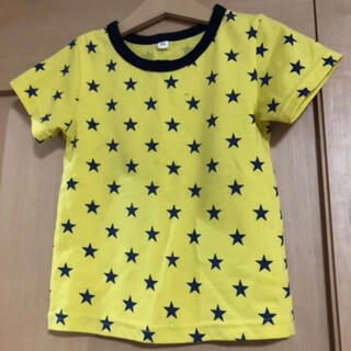 【送料込み】 Tシャツ 95cm 星 黄色/イエロー(Tシャツ/カットソー)