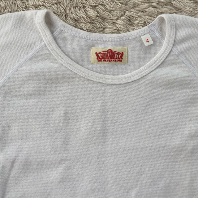 HOLLYWOOD RANCH MARKET(ハリウッドランチマーケット)の美品　HRM ハリウッドランチマーケット　キッズ　フライス　Tシャツ　カットソー キッズ/ベビー/マタニティのキッズ服男の子用(90cm~)(Tシャツ/カットソー)の商品写真