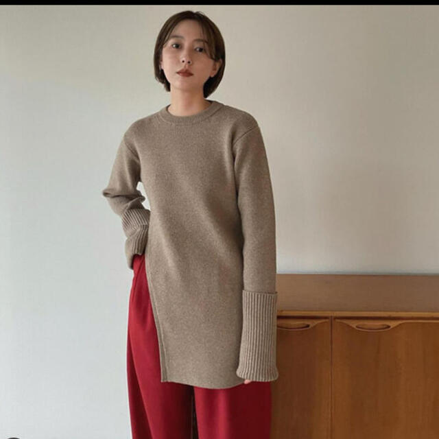 CLANE SLANT CUT KNIT TOPSの通販 by りこ's shop｜ラクマ