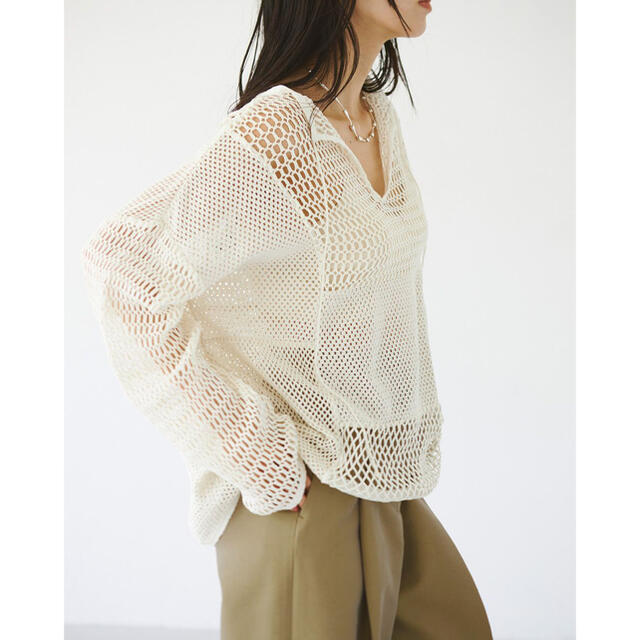 TODAYFUL(トゥデイフル)のPatchwork Mesh Tops レディースのトップス(カットソー(長袖/七分))の商品写真