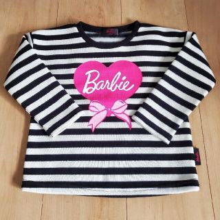 バービー(Barbie)の最終価格❢❢ Barbie バービー裏起毛トレーナー 90(Tシャツ/カットソー)