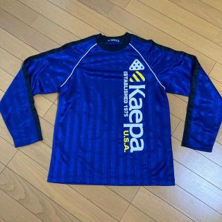 ケイパ(Kaepa)の★Kaepa スポーツシャツ　青　長袖　160   D19(ウェア)