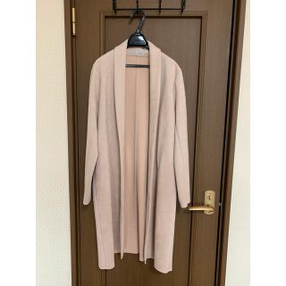 ザラ(ZARA)のZARA スエード　コート　ピンクベージュ(ロングコート)