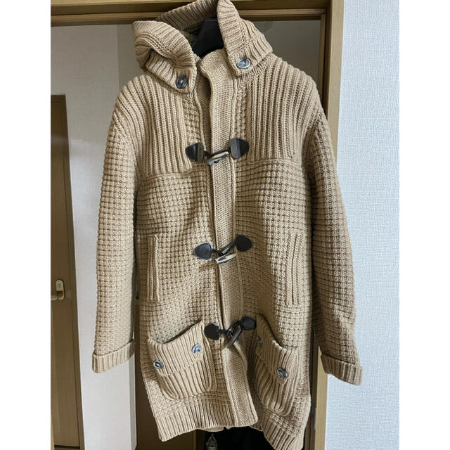 高い品質 【美品】Argeade Revival RALPH ニットダッフルコート 厚手