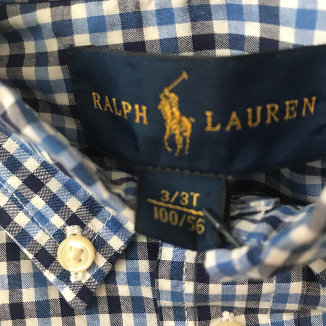 Ralph Lauren(ラルフローレン)のラルフローレン　シャツ　サイズ100 キッズ/ベビー/マタニティのキッズ服女の子用(90cm~)(Tシャツ/カットソー)の商品写真