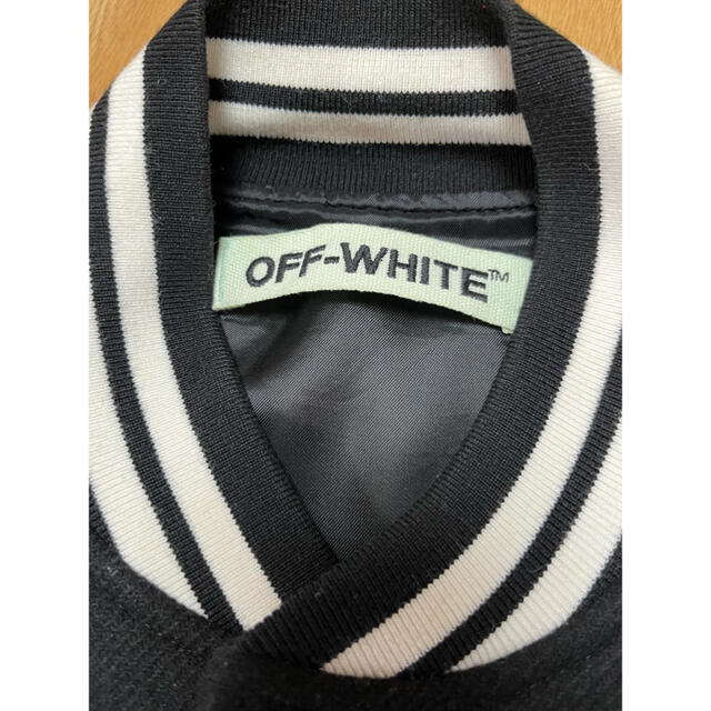 OFF-WHITE(オフホワイト)のoff-white スタジャン  S メンズのジャケット/アウター(スタジャン)の商品写真