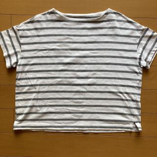 ムジルシリョウヒン(MUJI (無印良品))の無印良品 レディース ボーダー Tシャツ(Tシャツ(半袖/袖なし))