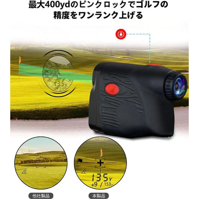 スポーツ/アウトドア【新品未開封】ゴルフ 距離計 レーザー ABASK 1200ｍ/1312yd