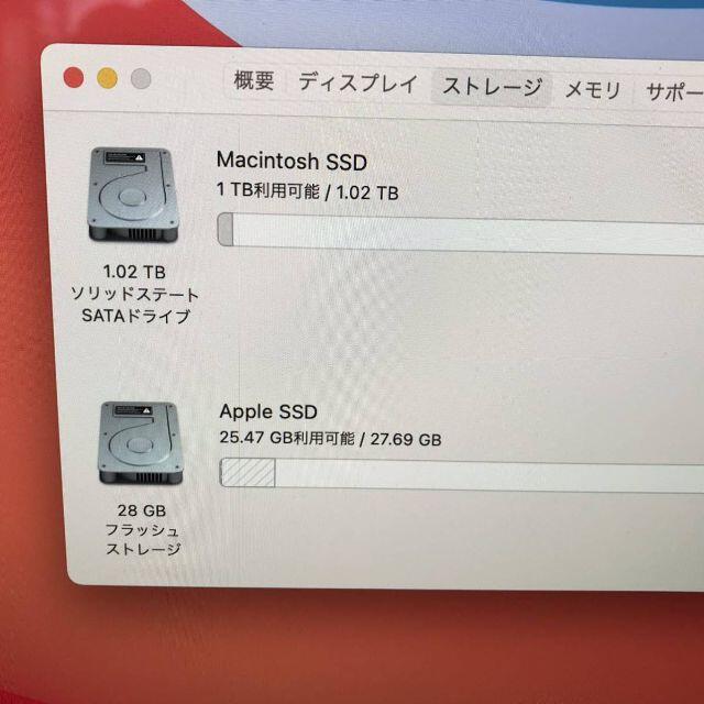 新品SSD 1TB iMac 27インチ Retina 5K 2019(14