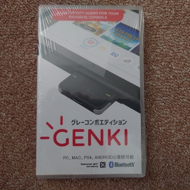 Nintendo Switch(ニンテンドースイッチ)の新品 GENKI Nintendo Switch Bluetooth アダプター エンタメ/ホビーのゲームソフト/ゲーム機本体(その他)の商品写真