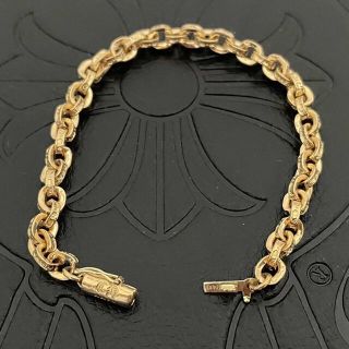 クロムハーツ(Chrome Hearts)のChrome Heartsクロムハーツ 22K ペーパーチェーンブレス 極上品(ブレスレット)