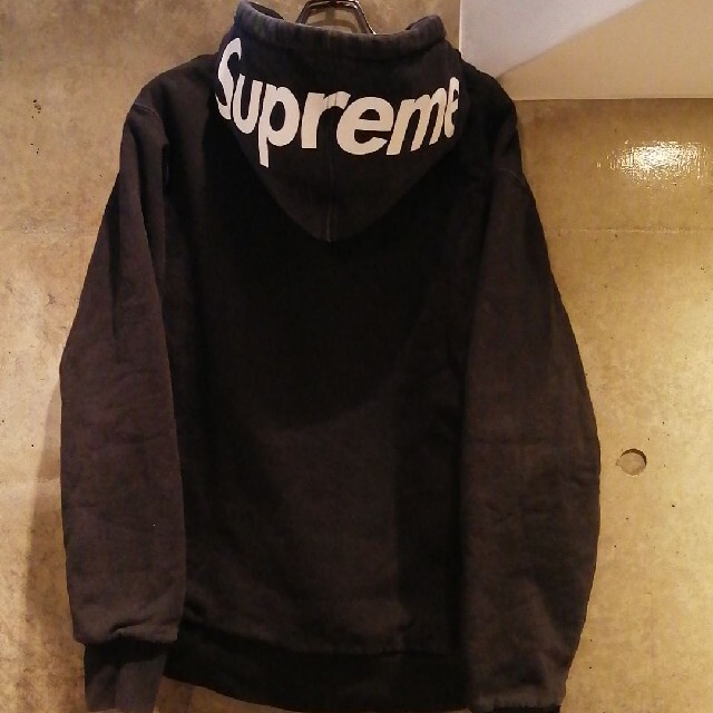 Supreme(シュプリーム)の【フードロゴ　ゆるだぼ】SUPREMEパーカー　ブラックアイパッチ　STUSSY メンズのトップス(パーカー)の商品写真