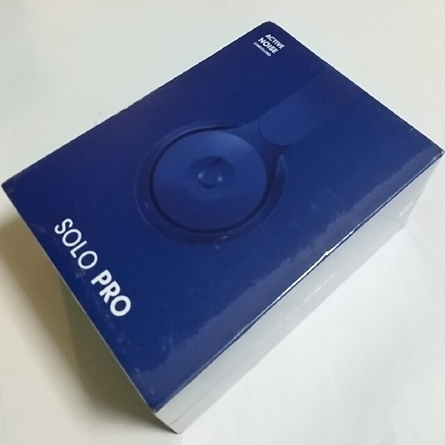 Beats by Dr Dre(ビーツバイドクタードレ)の【マスト様専用】Beats by Dr Dre Solo Pro ダークブルー スマホ/家電/カメラのオーディオ機器(ヘッドフォン/イヤフォン)の商品写真