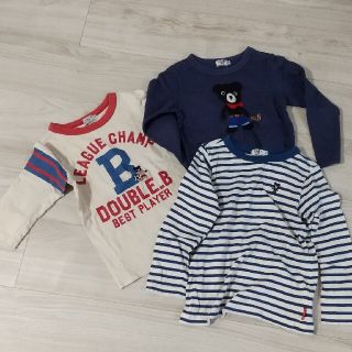 ダブルビー(DOUBLE.B)の【USED】DOUBLE.B ロンＴおまとめ 110/120(Tシャツ/カットソー)