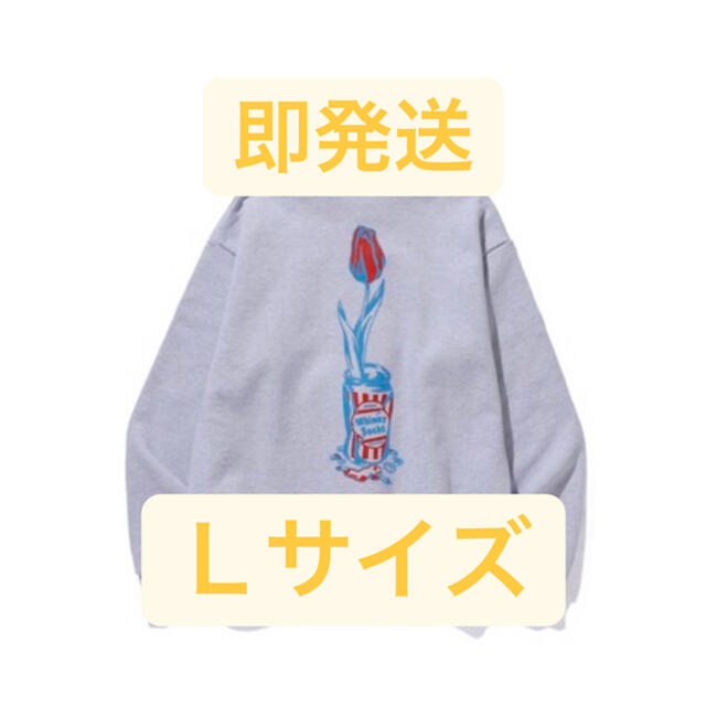 GDC(ジーディーシー)のWHIMSY X WASTED YOUTH CREWNECK クルーネック　Ｌ メンズのトップス(スウェット)の商品写真